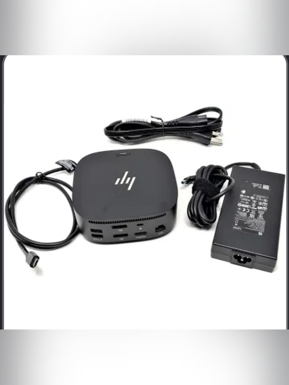 HP HOT ITEM! HSN-IX02 USB-C G5 Docking Station Kit w/120W AC Adapter. R2S!
